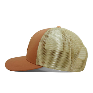Casquette de baseball structurée en sergé de coton réglable avec patch brodé et logo personnalisé, casquette de camionneur en maille à 6 panneaux, vente en gros - Product Image 4