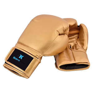 Gants de boxe en cuir véritable, en vente en ligne, étiquette privée, logo personnalisé, tissu doux et respirant. - Product Image 3