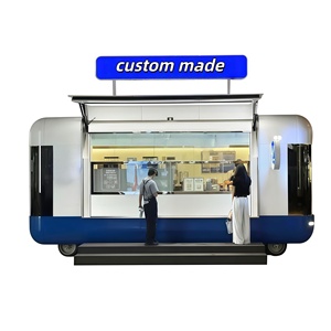 Remorque de camion de cuisine mobile personnalisable avec grill et équipement commercial pour brochettes de jambon d'Agneau marocain - Product Image 2