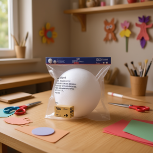 Palline in Polifoam Porex da 30cm per Artigianato - Product Image 3