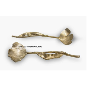 Metal <b>Serving</b> <b>Spoon</b> for Restaurants & Coffee Mirrored Steel Most Selling <b>Spoon</b> Gold Finished Decorative Handle Designer Look - Product Image 1