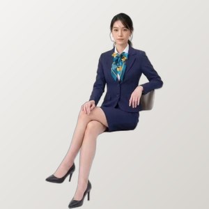 Traje de Mujer ANIMA BIDV, Repelente al Agua, Transpirable, para Salas de Juntas Ejecutivas - Product Image 2