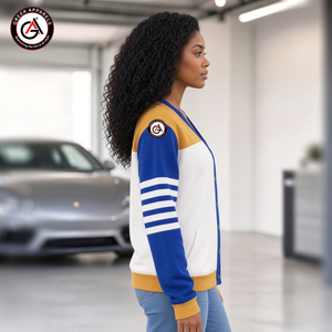 Cardigan vintage anti-rides en acrylique brodé pour femmes de la sororité Sigma Gamma Rho |   Pull à manches longues personnalisable - Product Image 3