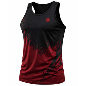 Chaleco Deportivo para Hombre, de Poliéster y Algodón, sin Mangas, Ropa de Gimnasio, Logotipo Bordado Personalizado, Fabricante Mayorista - Product Image 1