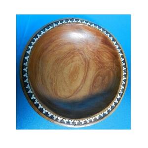 Maravilloso Diseño de Tazón de Madera para Servir Alimentos, Tazón Redondo de Alta Calidad para Servir Dulces y Bocadillos a un Precio Accesible - Product Image 1