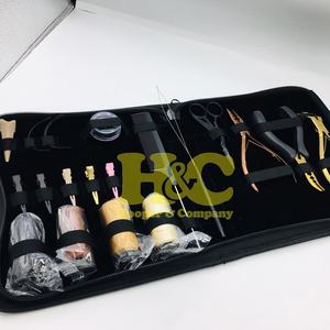 ชุดอุปกรณ์ต่อผม HOOPER COMPANY แบบกำหนดเองตามความต้องการสูง ชุดเครื่องมือต่อผมสแตนเลส คีมหนีบผม เข็มรูปตัว C ลูกปัดไมโคร - Product Image 5