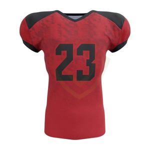 Maillot de football américain tendance : uniforme de sport au design varié, couleur unie, différents styles - Product Image 2