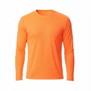 เสื้อยืดผู้ชายแขนยาวสองชั้น ผ้าฝ้ายคุณภาพสูง ทรงโอเวอร์ไซส์ ลายทางวินเทจ ล้างสีแบบแอซิดวอช สั่งทำได้ - Product Image 1