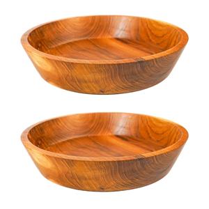 Cuenco para servir de madera de mango hecho a mano, perfecto para uso decorativo, necesidades de comedor funcionales y decoración de su hogar - Product Image 1