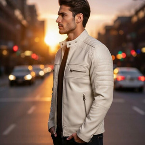 Chaquetas Bomber de Cuero Genuino Comfortex International al por Mayor para Hombre, Precio Bajo, con Forro de Piel de Oveja, Tallas Grandes, Transpirables - Product Image 2