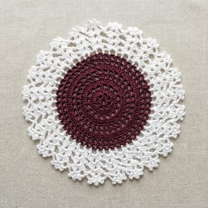Premium Dual Color Macrame Placemats for Restaurant Cafe Dining and Kitchen Table Decoration Or Side Table Decorative <b>Mat</b> - Product Image 4
