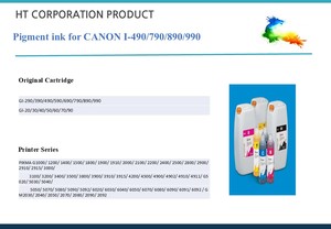 หมึกพิมพ์ INKTEC ขนาด 1000 มล. สำหรับเครื่องพิมพ์ GI-290/390/490/590/690/790/890/990 สี CMYK รุ่น B1100 บรรจุขวด รับประกัน 12 เดือน - Product Image 6
