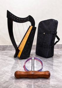 พิณ 19 สาย พิณไอริช พิณเซลติก ไม้โรสวูด พร้อมคันโยก พิณ 19 สาย พิณไอริช เครื่องดนตรีพื้นบ้าน พิณเซลติก ไม้โรสวูด - Product Image 6