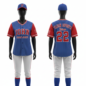 Camiseta de Béisbol para Mujer, 200 GSM, Poliéster Interlock, Gris Oscuro, Negro, Naranja, Panel a Rayas, Sarga, Logotipo Personalizado, Uniforme de Equipo - Product Image 1