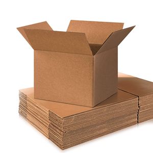 Paquete de 80 cajas de envío corrugadas marrones 16x14x12 cajas móviles de cartón para el hogar organizador suministros de embalaje de correo para libros - Product Image 1