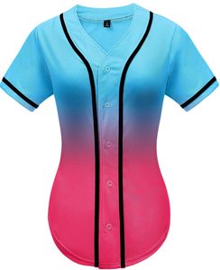 Lightweight Women Baseball Jersey Custom Sublimation Printed Team <b>Shirt</b> with Personalized Names and Numbers for Club Apparel - Product Image 6