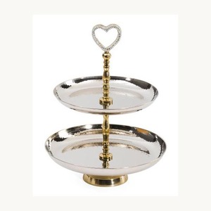 Support à gâteau en métal élégant, nouvelle arrivée, design personnalisé, pour mariage, boulangerie, restaurant. - Product Image 1