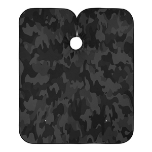 ผ้าคลุมตัดผมช่างทำผมมืออาชีพ ผ้าคลุมตัดผมบาร์เบอร์ กันน้ำ โพลีเอสเตอร์ พิมพ์ลายแบบซับลิเมชั่นตามสั่ง ปรับระดับคอได้ - Product Image 4