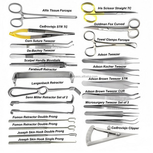 Ensemble d'instruments de microchirurgie faciale de haute qualité A-1 VERITAS pour lifting du visage et chirurgie du front |   Kit d'instruments médicaux - Product Image 1