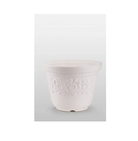 Maceta Sunny Pot de 5 Pulgadas, Ligera, Duradera, Ecológica, de Plástico, Estilo Vintage/Moderno, Decorativa, para Interiores y Exteriores, Mini Maceta