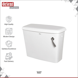 Sanitarios de Cerámica Blanca de Primera Calidad al Mejor Precio del Mercado, Cisterna Superior de Doble Descarga para Baño en Venta - Product Image 2