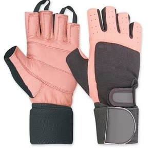 Custom Logo Microfiber Weightlifting <b>Gloves</b> with Wrist Support Half Finger Gym Workout <b>Gloves</b> Gym <b>Gloves</b> - Product Image 2