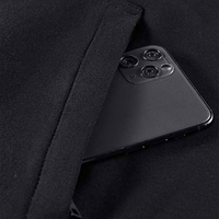 Sweat à capuche Techwear pour homme, style streetwear décontracté d'hiver, poches fonctionnelles, construction respirante, 100% coton, coupe-vent, écologique