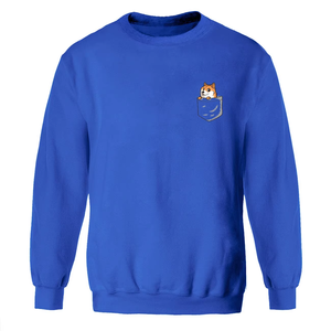 Cotton Blank Crewneck <b>Plain</b> <b>Sweatshirts</b> Original Materials Sweater Men's Sweat Wear Embroidery O Neck Shirt - Product Image 6