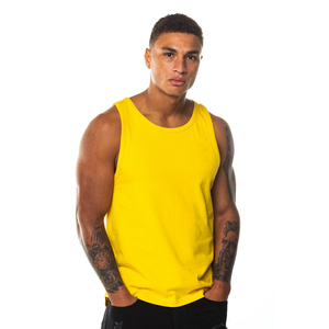 เสื้อกล้ามออกกำลังกายผู้ชาย น้ำหนักเบา ผ้าฝ้ายผสมใยไผ่ ระบายอากาศได้ดี ไม่มีแขน ทรงเข้ารูป รับผลิตแบบ OEM แบรนด์ส่วนตัว โรงงานผู้ผลิต - Product Image 1