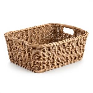 Panier décoratif en jonc de mer tressé, conçu pour l'organisation du salon, de la chambre et de l'entrée - Product Image 3