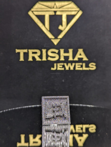 Bague personnalisée avec lettre, diamant Moissanite VVS, argent sterling 925, style Iced Out, bijoux de luxe Hip Hop sur mesure par Trisha Jewels - Product Image 2
