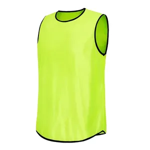 Sports Vest Wholesale Soccer & Football <b>Training</b> Wholesale Summer Mesh <b>Training</b> <b>Bibs</b> Breathable Lightweight Automated Cutting - Product Image 2