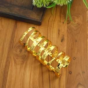Wide Stainless Steel Cuff Bracelet <b>Hammered</b> Spiral Open Gold <b>Silver</b> Statement Adjustable Modern Minimalist Jewelry - Product Image 3