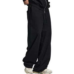 Nueva Moda Otoño Invierno, Pantalones Deportivos Holgados para Hombre, Estilo Universitario con Corte Curvo, Elegantes - Product Image 2