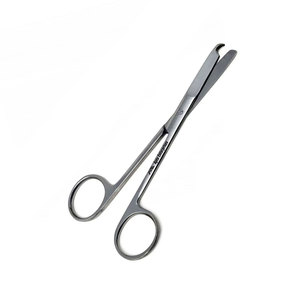 Manche de scalpel manuel # 4 lames chirurgicales stériles en acier inoxydable certifiées CE, ciseaux à sutures médicales de 4,5 pouces - Product Image 6