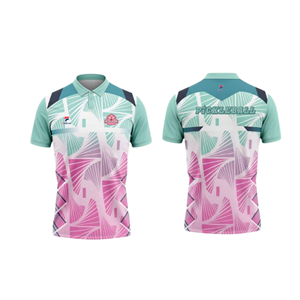 Chemise de sport imprimée légère, extensible, respirante, antibactérienne et à séchage rapide pour l'entraînement et la pratique du pickleball - Product Image 2