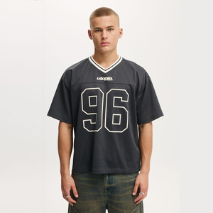 Camisetas de Verano para Hombre, Estilo Hip Hop, Cuello en V, 100% Poliéster, de Alta Calidad, Secado Rápido, Transpirables, Color Sólido, con OEM - Product Image 5