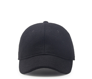 Gorra de Béisbol Premium Personalizada con Logotipo para Hombre, Gris, Mezcla de Lana, Cálida para Invierno, Gorra de Fieltro Tipo Dad Hat, 6 Paneles, Gorras Deportivas - Product Image 5
