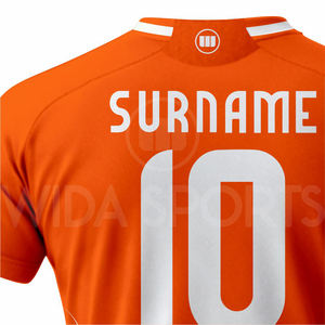 Camiseta de Fútbol Personalizada OEM de Verano, Talla Grande, Ligera, 100% Poliéster, Absorbe la Humedad, Secado Rápido, Impresión por Sublimación para Equipos - Product Image 5