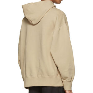 เสื้อฮู้ดผ้าฝ้ายสวมใส่สบายพร้อมชายเสื้อแบบริบและเชือกผูกปรับได้ - Product Image 3