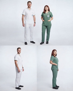 Unisex Nurse <b>Scrub</b> Jogger <b>Scrub</b> <b>Set</b> Hospital Doctors and Nurses Custom Logo Professional Medical <b>Scrub</b> <b>Set</b> - Product Image 3