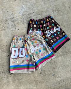 Camiseta de baloncesto sublimada de gran tamaño más vendida, conjunto corto de fútbol, Conjunto de camiseta con cuello en V, conjunto de Camiseta con estampado completo de alta calidad - Product Image 2