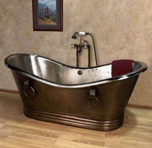 อ่างอาบน้ำทองแดงรองเท้าแตะคู่ราคาไม่แพงหรูหราอ่างอาบน้ำทองเหลือง - Product Image 2