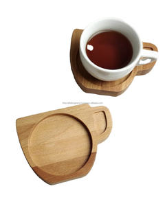 Lightweight Easy Portable Eco-Friendly Cup Coater Attractive <b>Wooden</b> Tea Coater <b>Placemat</b> for Table Use Cup Display Only - Product Image 1