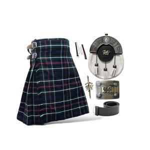 Offre Spéciale Ensemble Kilt Utilitaire Tartan avec Accessoires : Écharpe, Gilet, Chaussettes, Boucles de Kilt – Lots Complet - Product Image 5