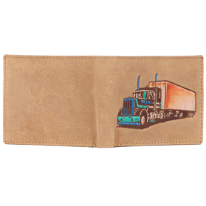 Portefeuille pour homme en cuir véritable fait main, best-seller, avec porte-monnaie et emplacements pour cartes, pour professionnels, en vente - Product Image 2