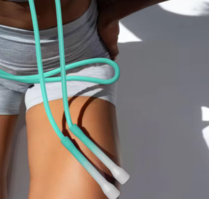 Corde à sauter jaune en plastique, longueur 2,5 m, durable, unisexe, équipement d'exercice à domicile, corde à sauter classique non intelligente - Product Image 4