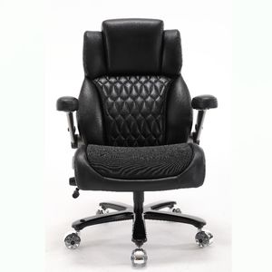 Sedia da Ufficio Ergonomica Grande e Alta da 227 kg con Braccioli Ribaltabili 3D, Supporto Lombare Regolabile e Poggiatesta Sollevabile, Sedia da Scrivania in Rete 3D - Product Image 1