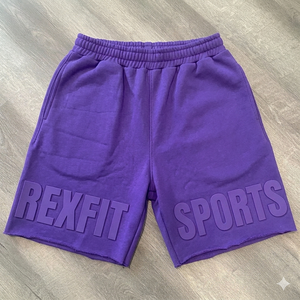 Shorts de sport Rexfit personnalisés avec logo, respirants, pour entraînement en salle, en tissu premium, shorts de basketball pour hommes, shorts athlétiques en mesh marron - Product Image 5