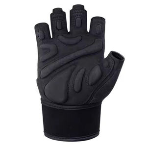 Guantes de Piel sin Dedos para Levantamiento de Pesas, Cierre de Velcro, Antideslizantes, Transpirables, para Gimnasio, Entrenamiento, Fitness, Tácticos - Product Image 3
